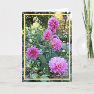 Carte 1er Anniversaire Mariage Souhaite Chrysanthèmes