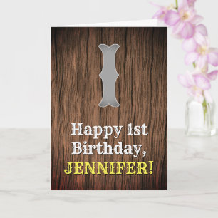 Carte 1er Anniversaire : Pays Inspiré par l'Occident Loo