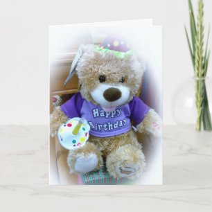 Carte "1er ANNIVERSAIRE" POUR BÉBÉ SPÉCIAL
