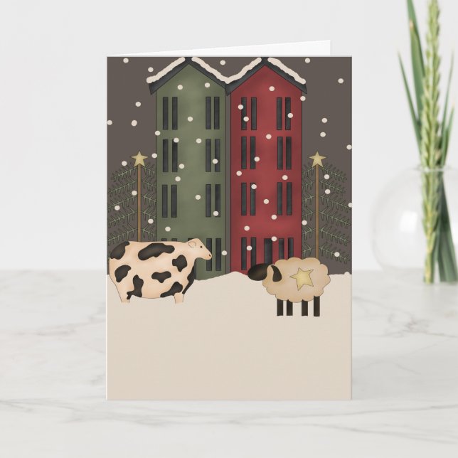 Carte 1er Noël dans une nouvelle maison (Devant)