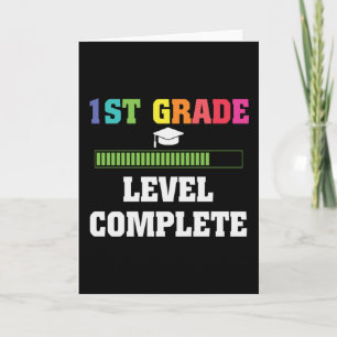 Carte 1ère année Niveau Complet Enfants Graduation