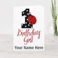 1ère fille anniversaire - Bug dame - 1 - coccinell
