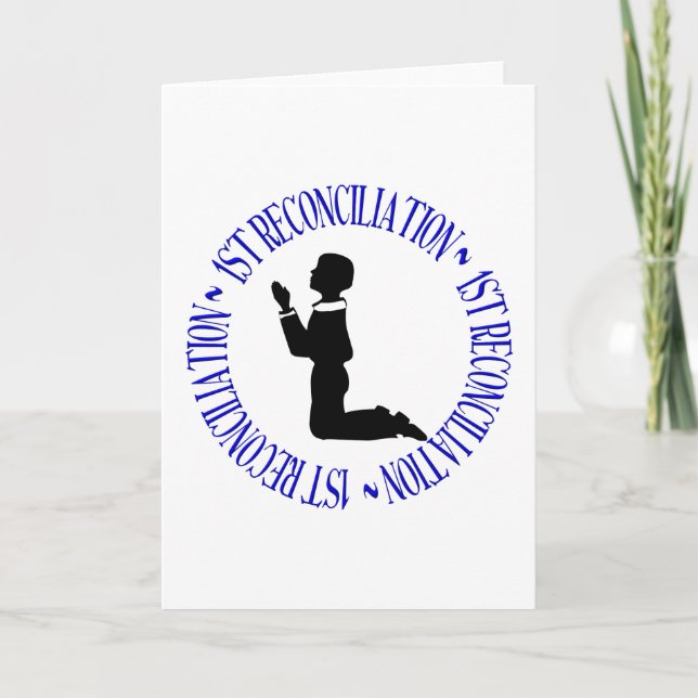 Carte 1re réconciliation - Confession (Devant)