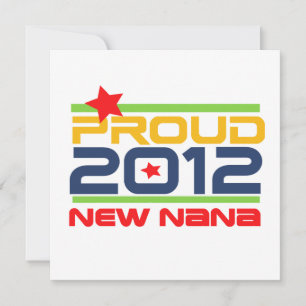 Carte 2012 T-shirts et cadeaux fiers de Nana