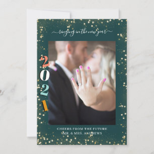 Carte 2021 Ringing dans les fiançailles de la nouvelle a