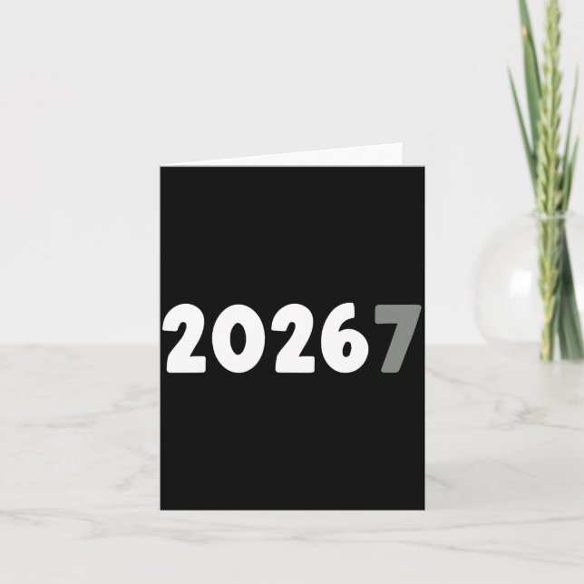 Carte 2026 Funny 67 Meme New Year  (Devant)