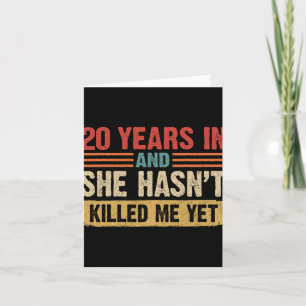 Carte 20e Anniversaire 20 ans en Et elle a eu ' ; t K