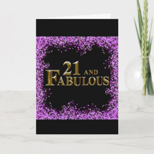 Carte 21 e anniversaire