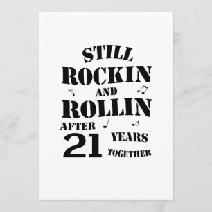 Carte 21e anniversaire - 21 ans Couples