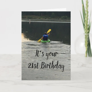 CARTE **21E ANNIVERSAIRE** SORTEZ-FAITES CE QUI VOUS REN