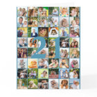 21e ou tout âge Collage photo Big Birthday Card