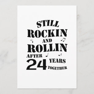Carte 24e anniversaire - 24 ans couple