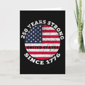 Carte 250 Anniversaire 1776 2026 États-Unis 250e Anniver