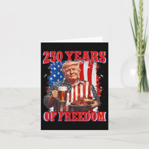 Carte 250 ans Amérique Trump 4 juillet 2026 Freedom Inde