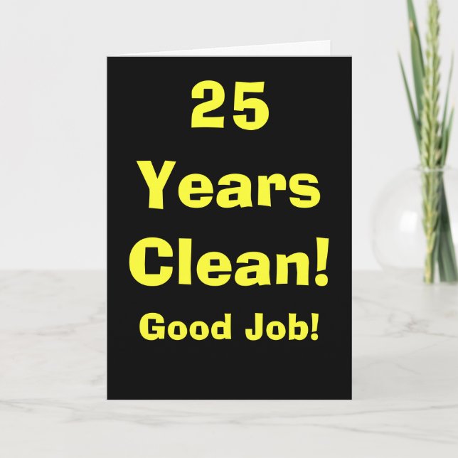 Carte 25 ans de bon travail ! v2 (Devant)