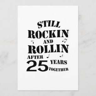 Carte 25e anniversaire - 25 ans Couples