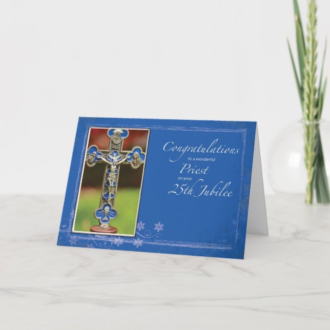 Carte 25e Jubilee Priest Cross (Devant)