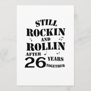 Carte 26e anniversaire - 26 ans Couples