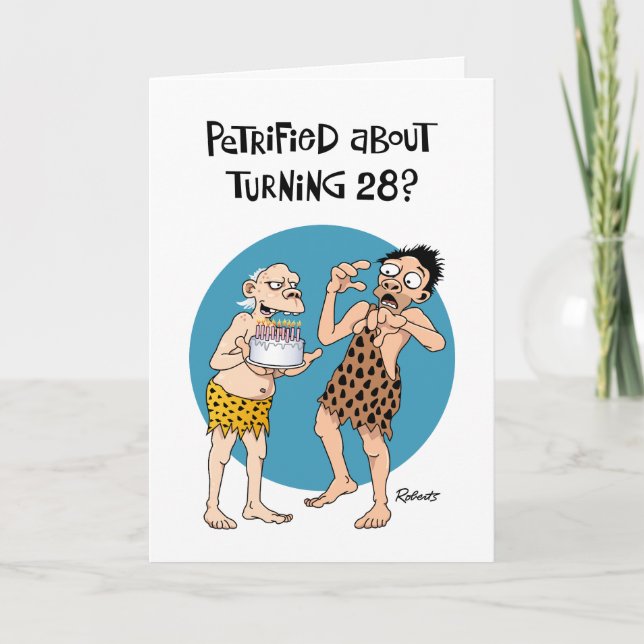 Carte 28e anniversaire de Grandson (Devant)