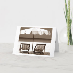 CARTE 2 CHAISES-2 AMIS-UN ANNIVERSAIRE-FÊTE