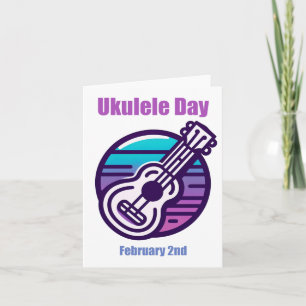 Carte 2 février - Jour de l'ukulélé