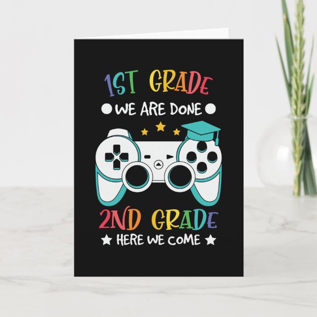 Carte 2e année Nous venons Vidéo Jeu Retour à l'école (Devant)