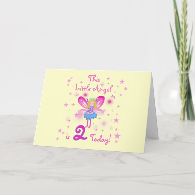 Carte 2e T-shirts et cadeaux d'anniversaire Little Angel (Devant)