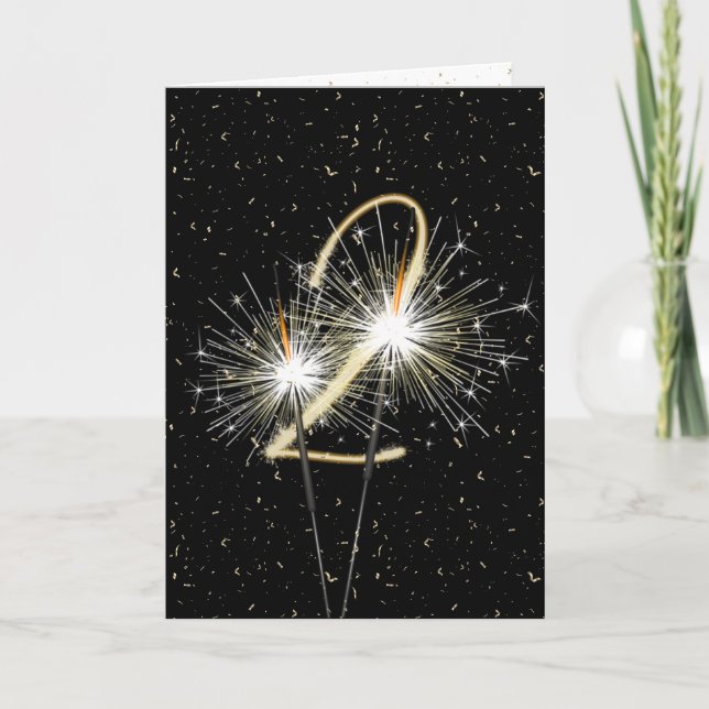 Carte 2ème anniversaire mariage (Devant)