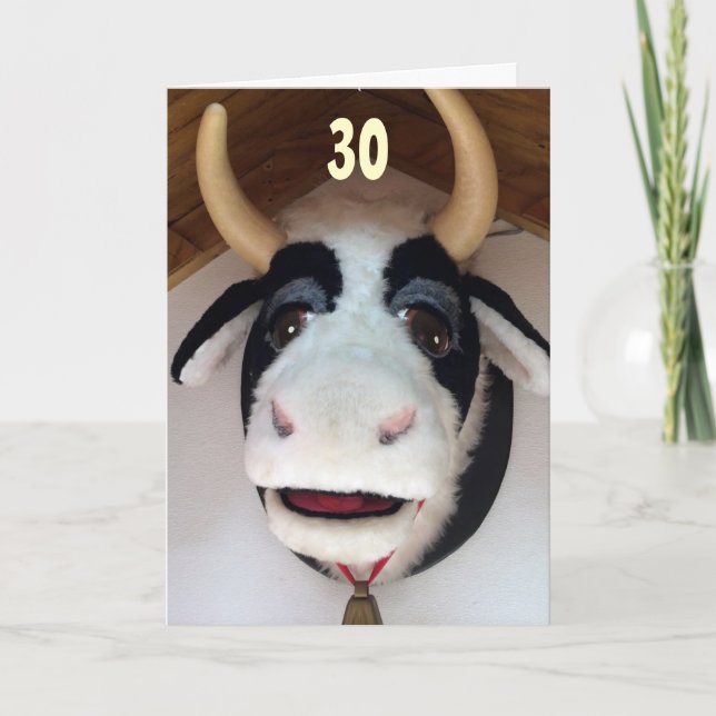CARTE 30-MAINTENANT, "ÇA" EST QUELQUE CHOSE À "MOO À PRO (Devant)