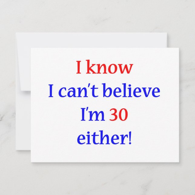 Carte 30 Soit (Devant)