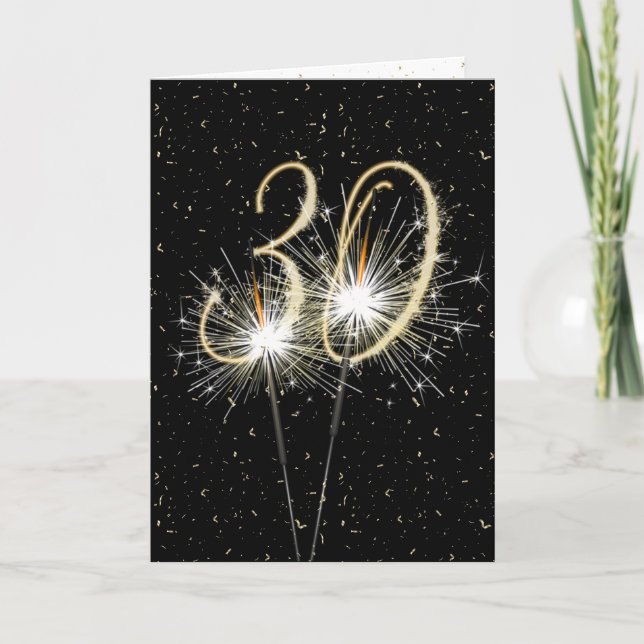 Carte 30e anniversaire des mousseux (Devant)