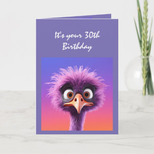 Carte 30e anniversaire Jamais trop tard Humour drôle