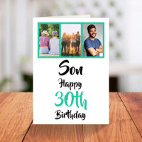 30e anniversaire Son vert photo moderne Collage