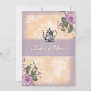 Carte 311 Bingo de mariée Vintage Tea Party