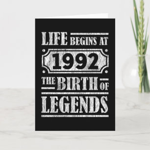 Carte 33 ans Anniversaire Légende 33e anniversaire Cadea