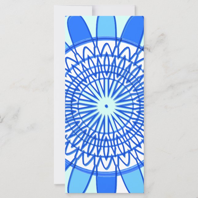 Carte 34 Impressions graphiques style Chakra (Devant)