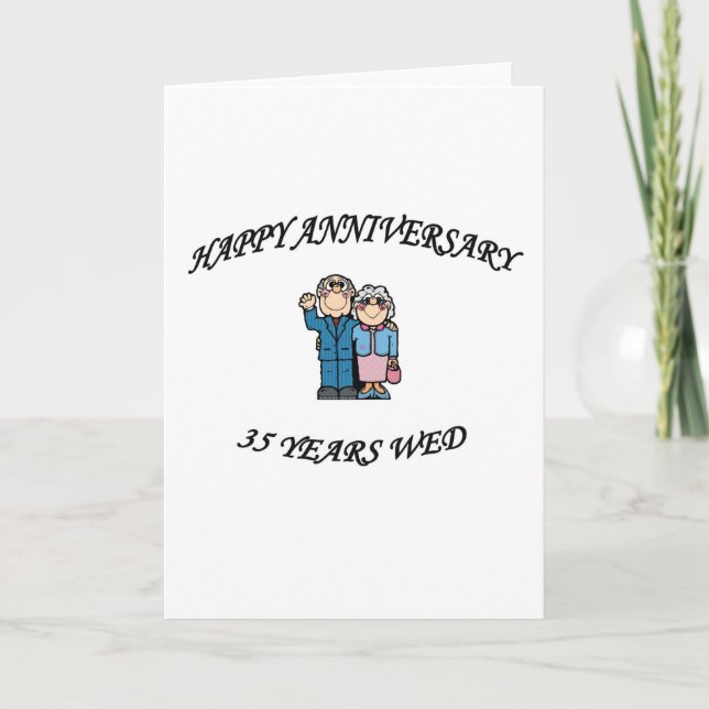 Carte 35e ANNIVERSAIRE (Devant)