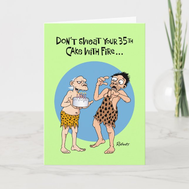 Carte 35e anniversaire de son fils (Devant)