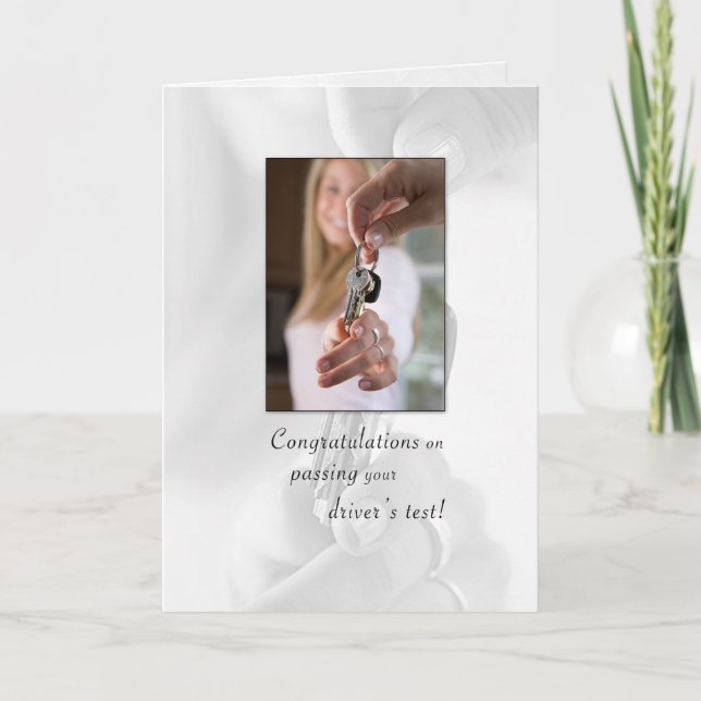 Carte 3715 Félicitations Passing Drivers License (Devant)