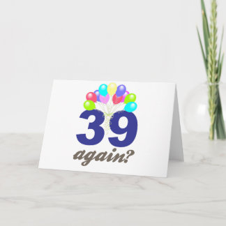 Carte 39 Encore ? Cadeaux d'anniversaire / Souvenirs