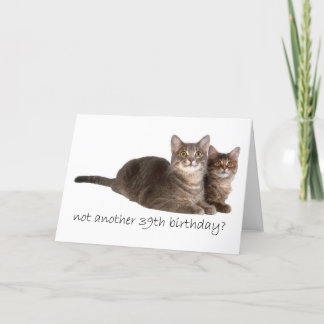 Carte 39e anniversaire