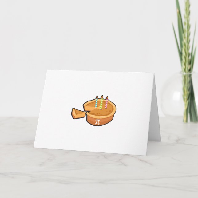Carte 3.14.18 Cadeaux drôles de maths d'anniversaire de (Devant)