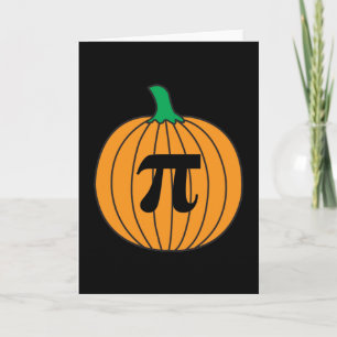 Carte 3.14 Citrouille Pi Pun Blague drôle de maths