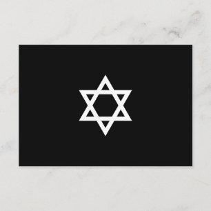 Carte 3,5 x 5 de barre/bat mitzvah RSVP