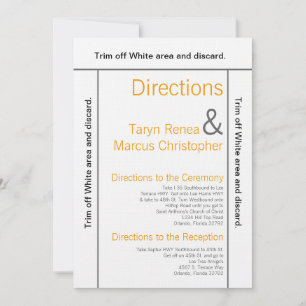 Carte 3.5x6 Directions Gre Jaune Chevro