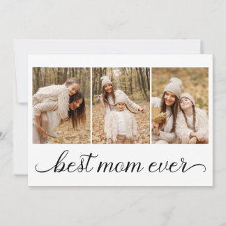 Carte 3 Collage photo Meilleure maman jamais