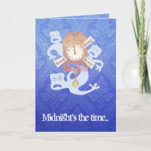Carte 3 Ghosts (Halloween poem) card