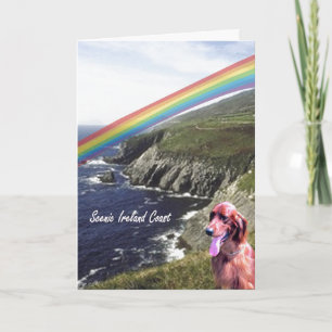 Carte 3. Superbe Irlande Côte Pittoresque St. Patrick's 