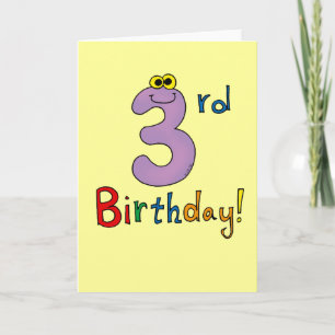 Carte 3ème anniversaire !
