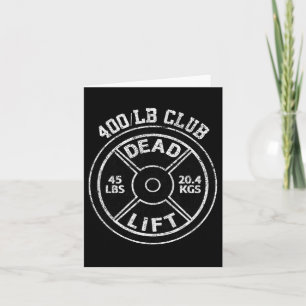 Carte 400 Livres Mortes Lift Club Gym Pow Pow